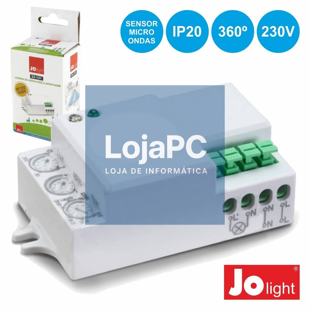 DETECTOR DE MOVIMENTOS POR MICRO-ONDAS JOLIGHT