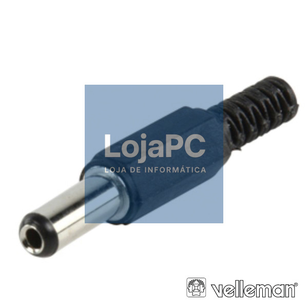 FICHA ALIMENTAÇÃO DC FÊMEA Ø2.1x5.5MM 14MM C/PROTEÇÃO