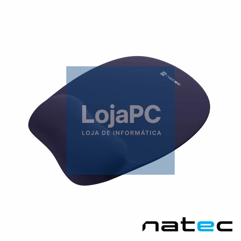 Tapete De Rato Ergonómico CHIPMUNK C/ Apoio Em Espuma Azul
