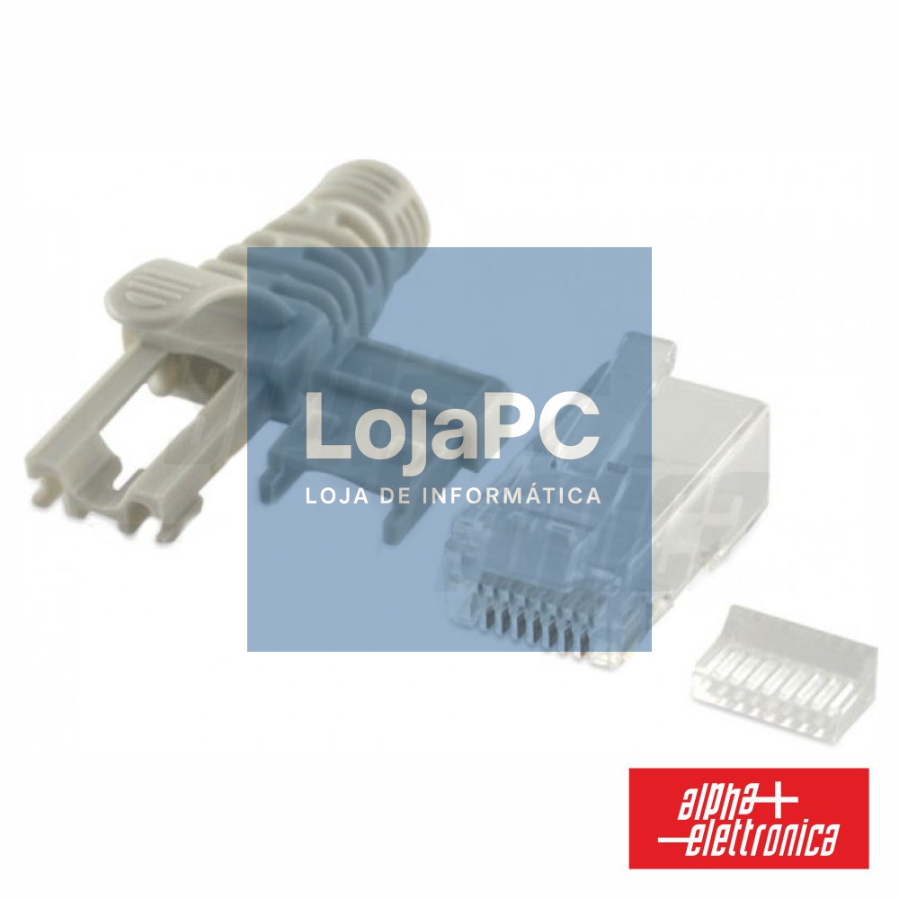 FICHA RJ45 MODELAR 8P8C CAT6A C/ CAPA