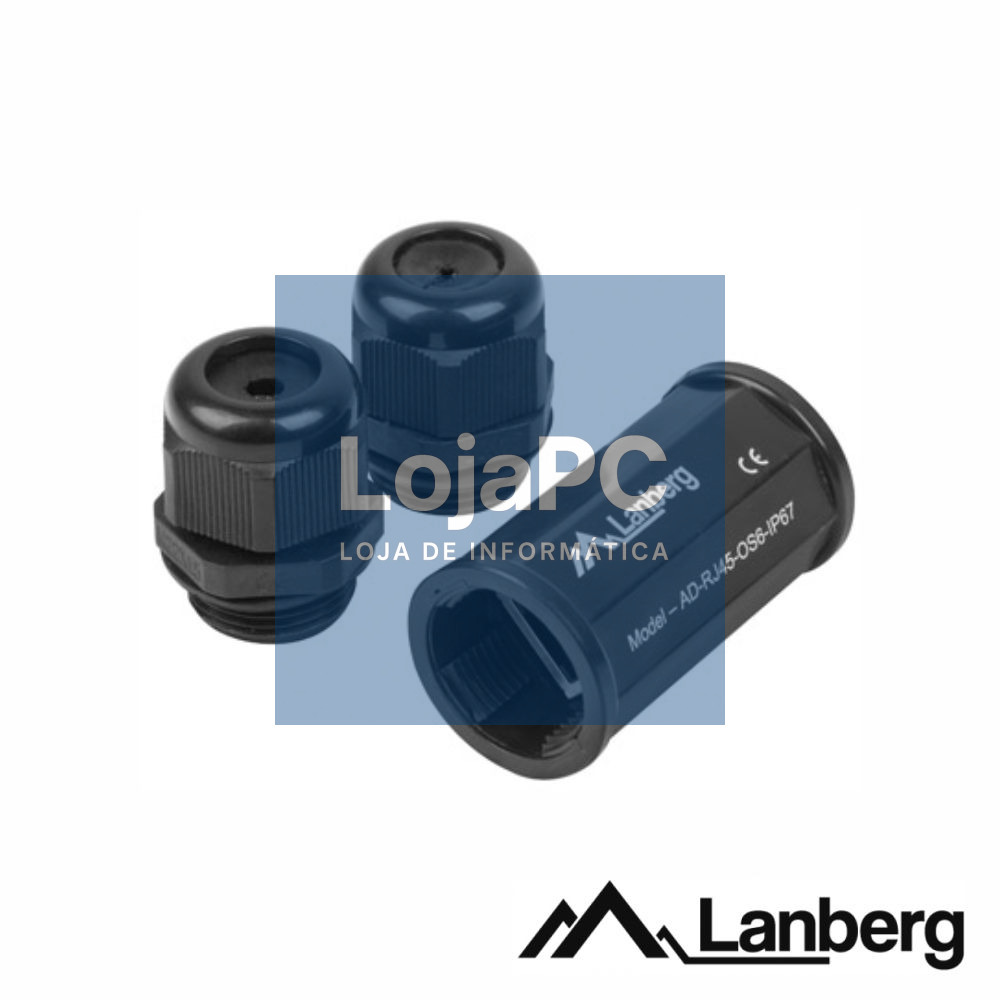 Ficha Adaptadora RJ45 CAT6 FTP Impermeável LANBERG