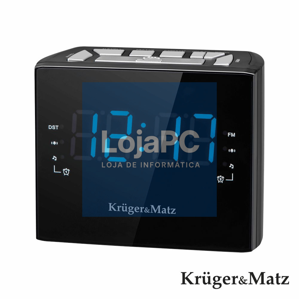 Relógio Despertador FM Digital KRUGER MATZ