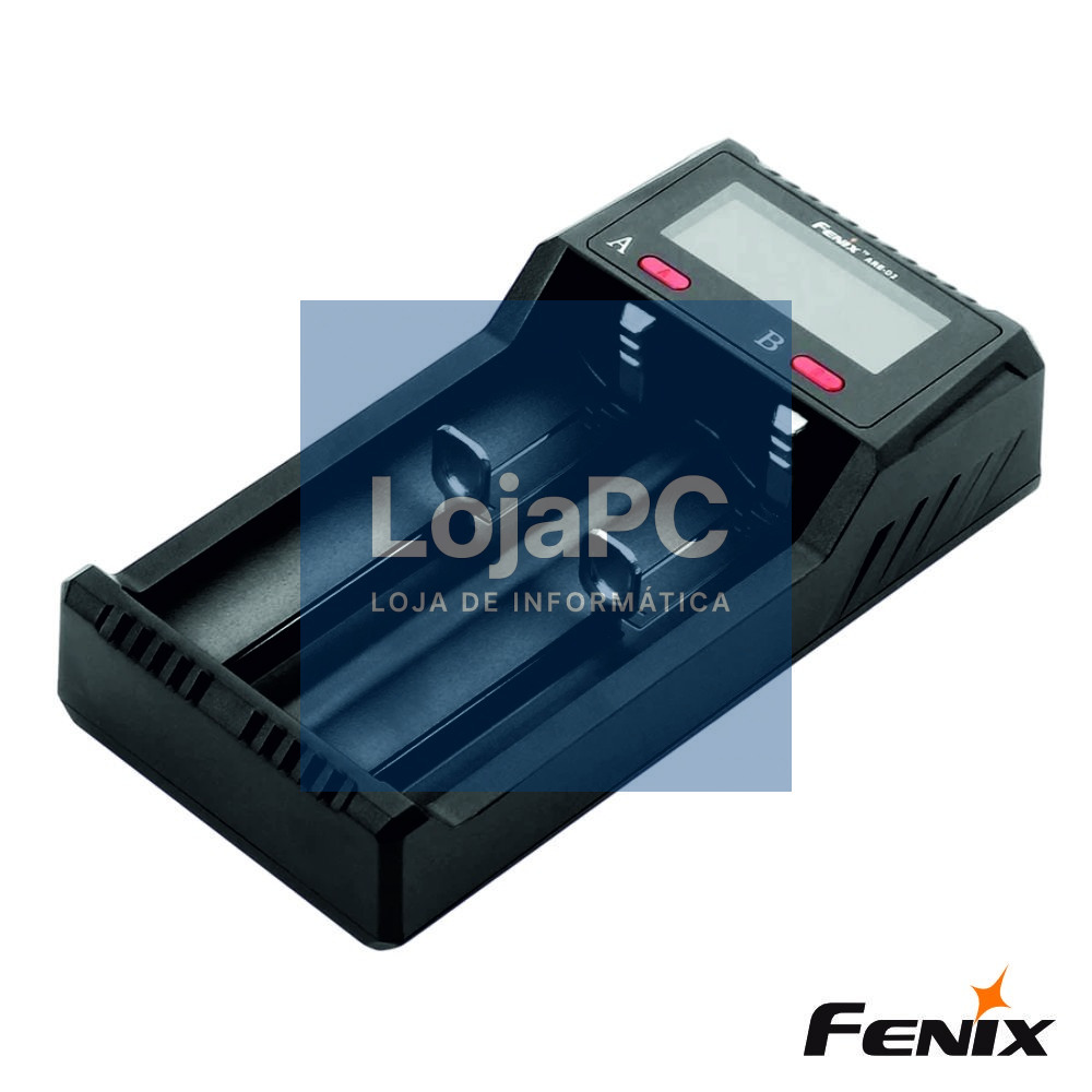 Carregador de Baterias Li-Ion C/ Mola Ajustável FENIX