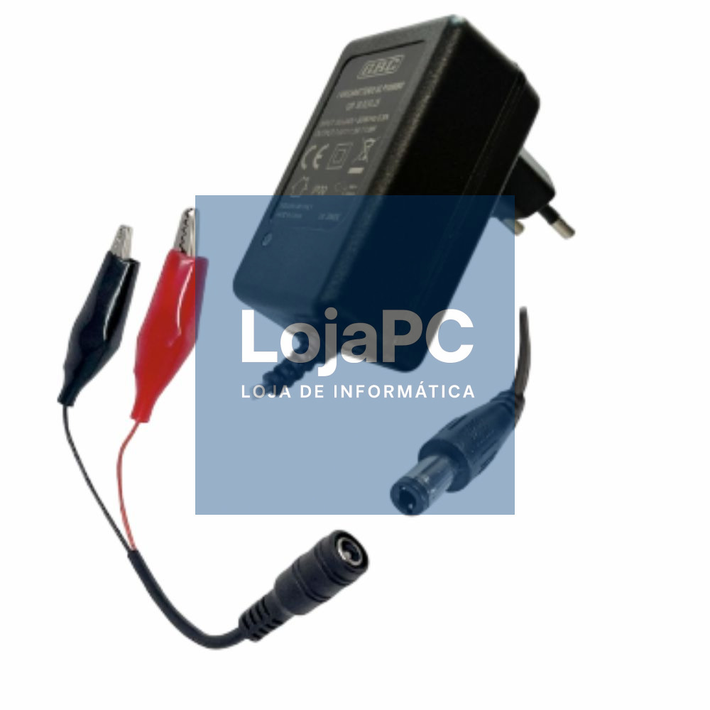 Carregador De Baterias De Chumbo 12V 1,5A
