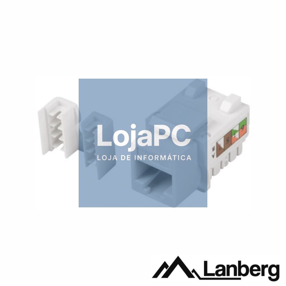 Ficha RJ45 Modular 8P8C CAT6 Keystone LANBERG