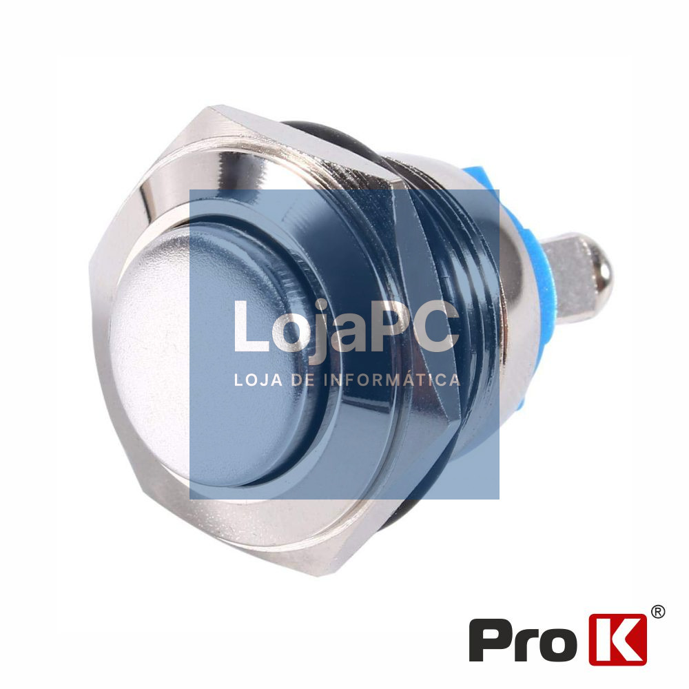 Comutador Pulsador Redondo IP65 230V Off/ (On) N.A PROK