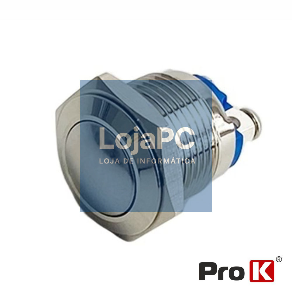 Comutador Pulsador Redondo IP65 230V Off/ (On) N.A PROK