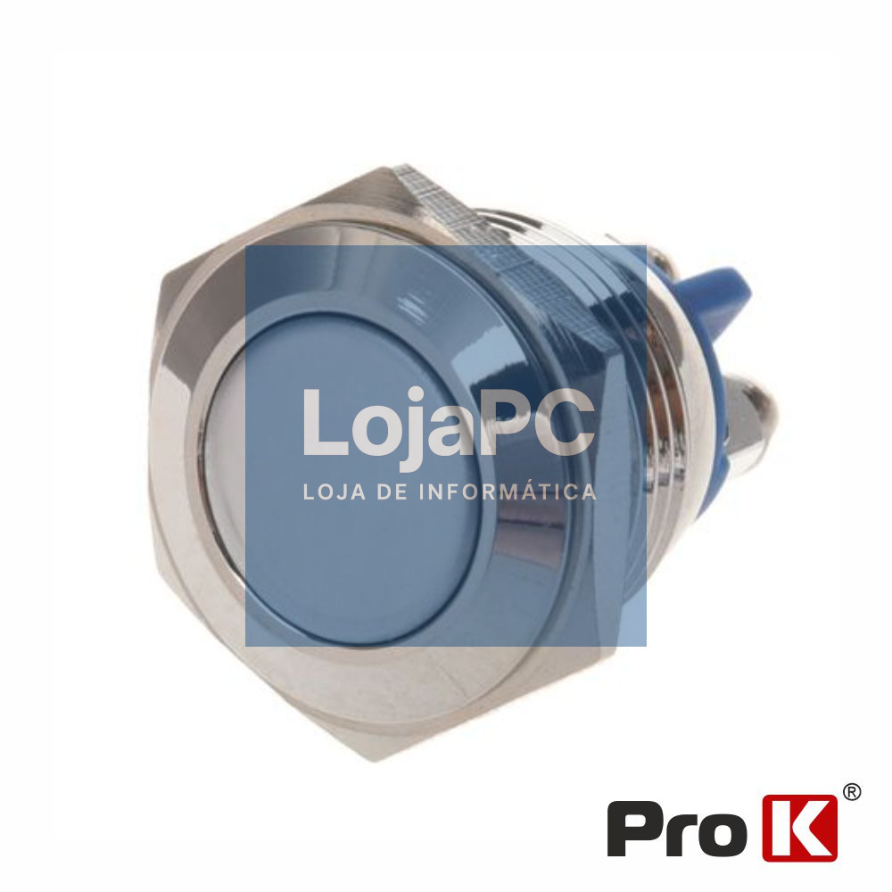 Comutador Pulsador Redondo IP65 230V Off/ (On) N.A PROK