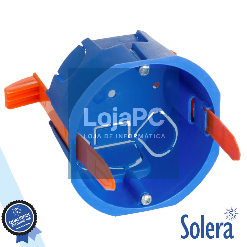 CAIXA DE PASSAGEM FLANGES FIXAÇÃO C/ 6 ENTRADAS SOLERA