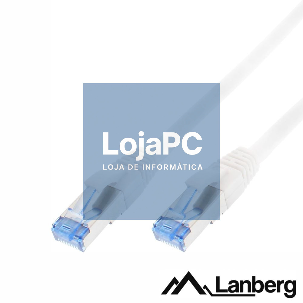Cabo S/FTP LSZH CAT6A 10m Branco LANBERG