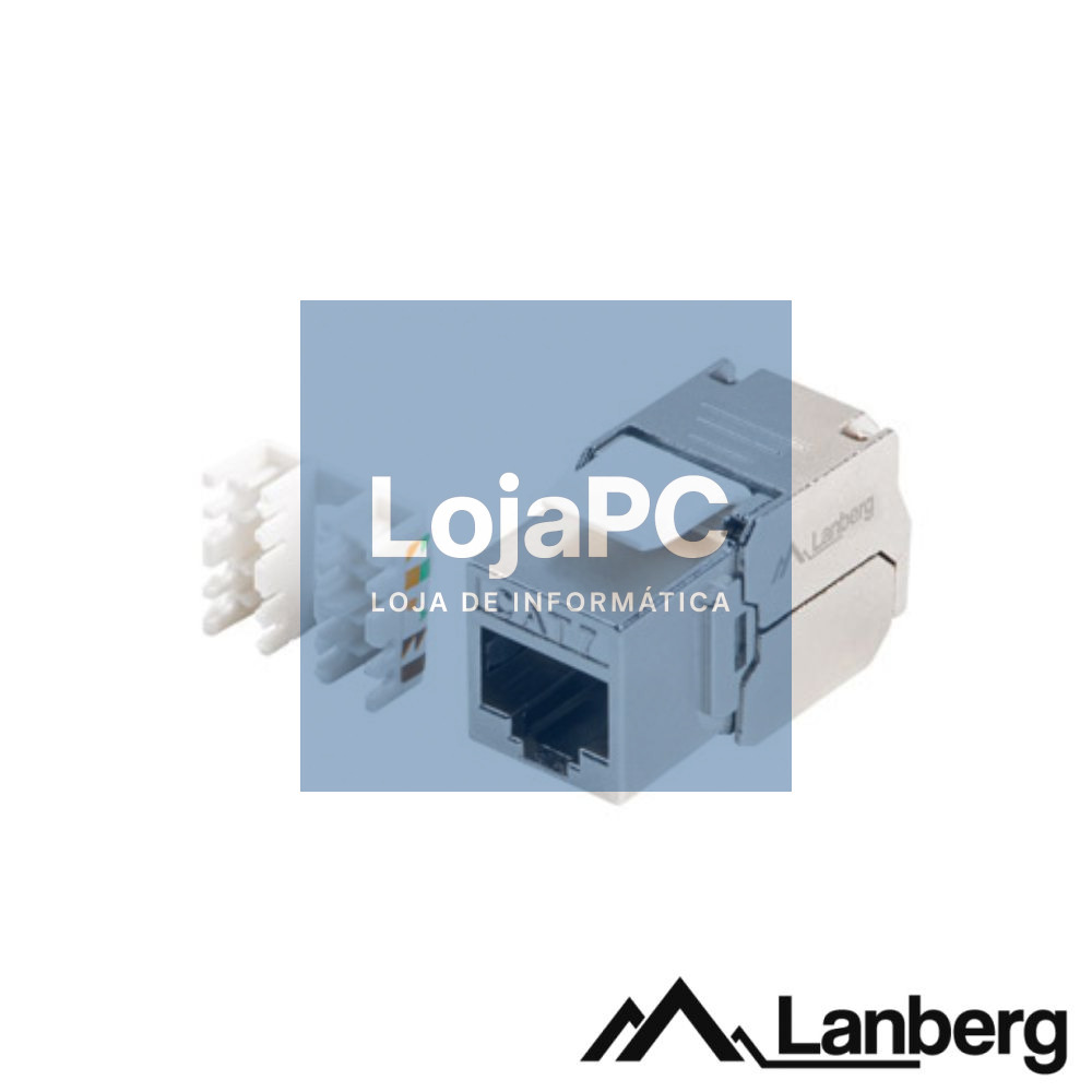 Ficha RJ45 Modular 8P8C CAT7 FTP Keystone 180º LANBERG
