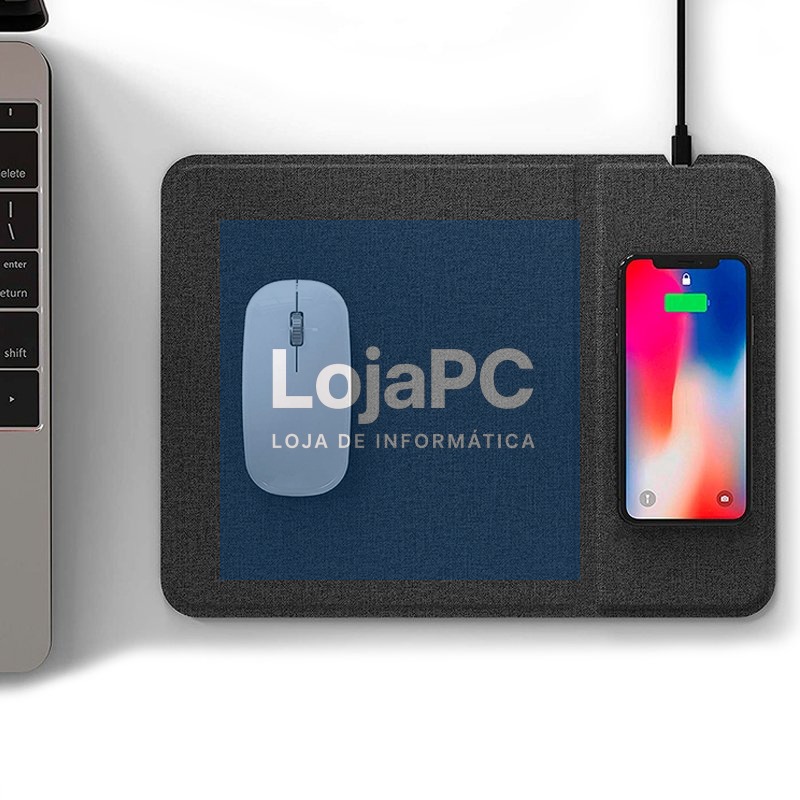 Mouse Pad COOL Mousepad + 15W Qi Wireless Charging Base — imagem 2