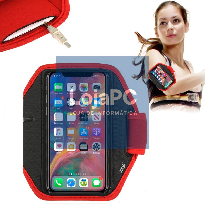 Neoprene Cover COOL Sports Universal (5.5 - 6 in) Red — imagem 2