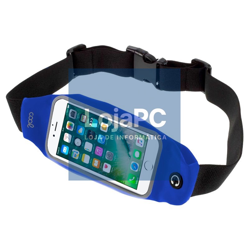 Neoprene Cover COOL Universal Waist Bag (5.5 - 6.7 in) Blue