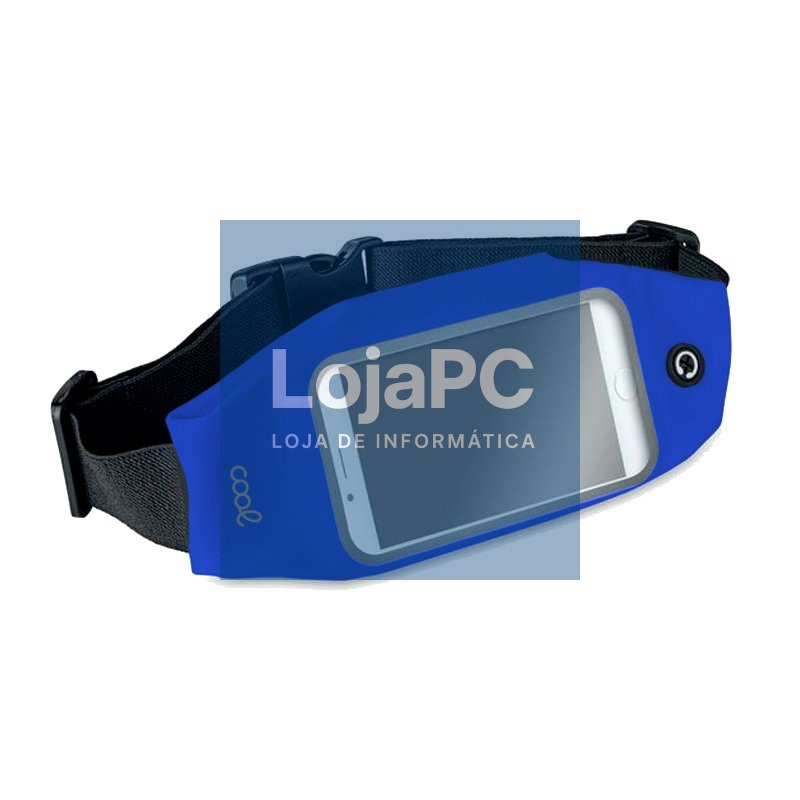 Neoprene Cover COOL Universal Waist Bag (5.5 - 6.7 in) Blue — imagem 4