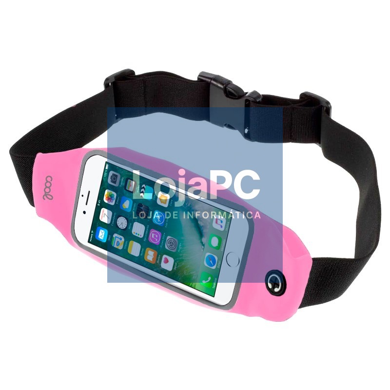Neoprene Cover COOL Universal Waist Bag (5.5 - 6.7 in) Pink