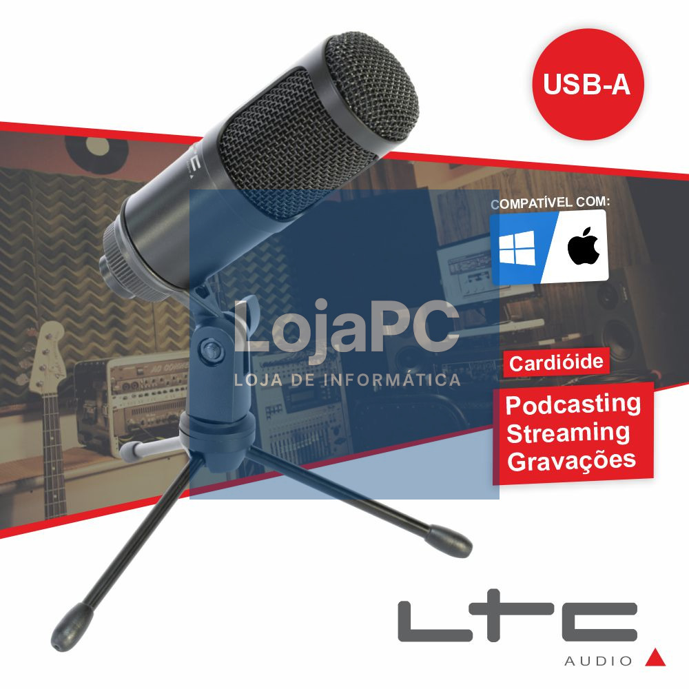 Microfone Condensador De Estúdio LTC