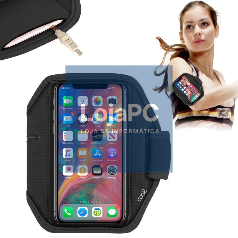 Neoprene Sleeve COOL Sports Universal (6 - 6.7 in) Black — imagem 3