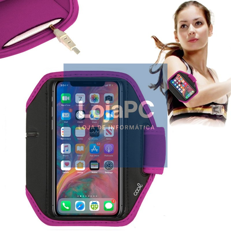 Neoprene Sleeve COOL Sports Universal (6 - 6.7 in) Pink — imagem 2
