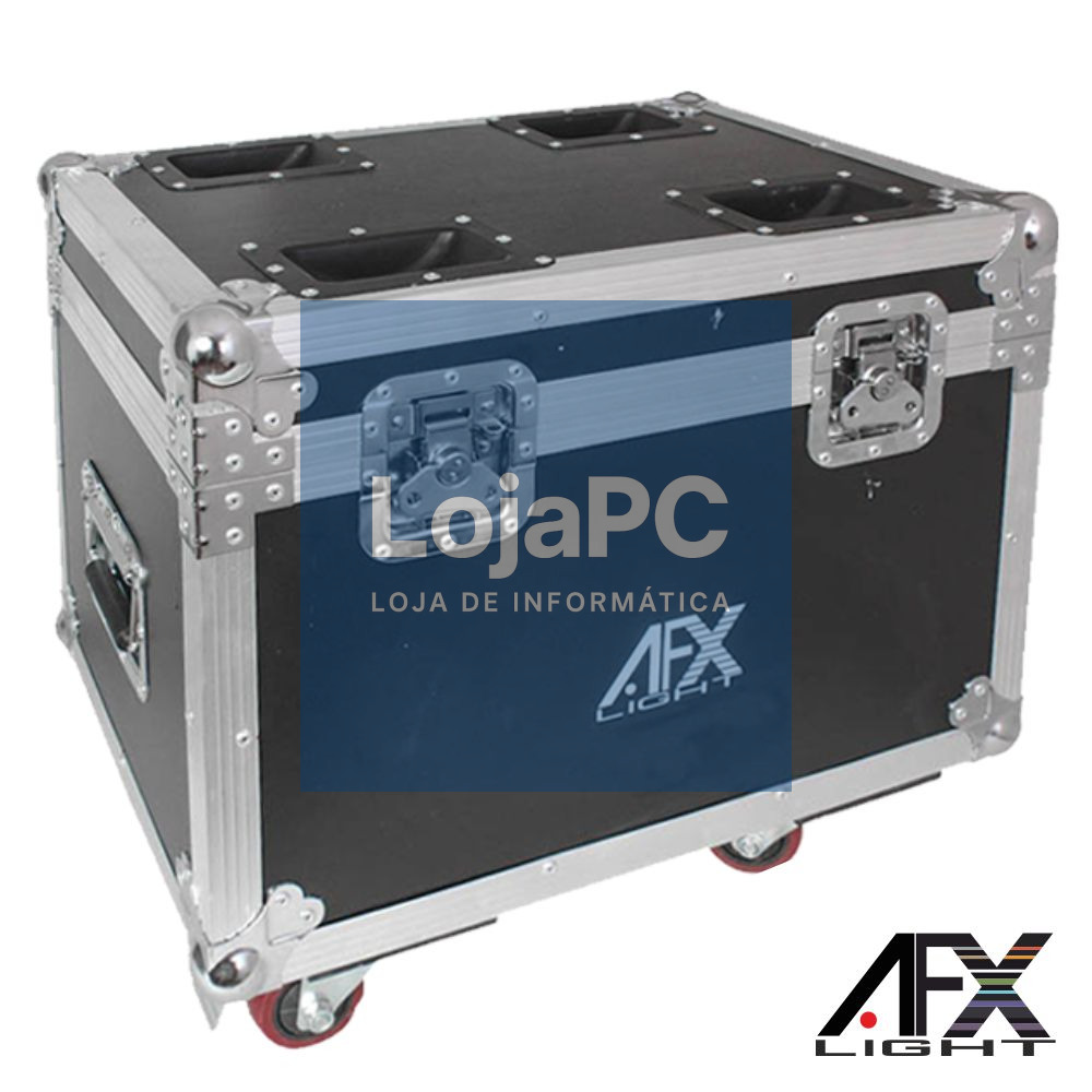 MALA TRANSPORTE DJ P/ 2MOVING HEAD LEDWASH-1912Z AFXLIGHT