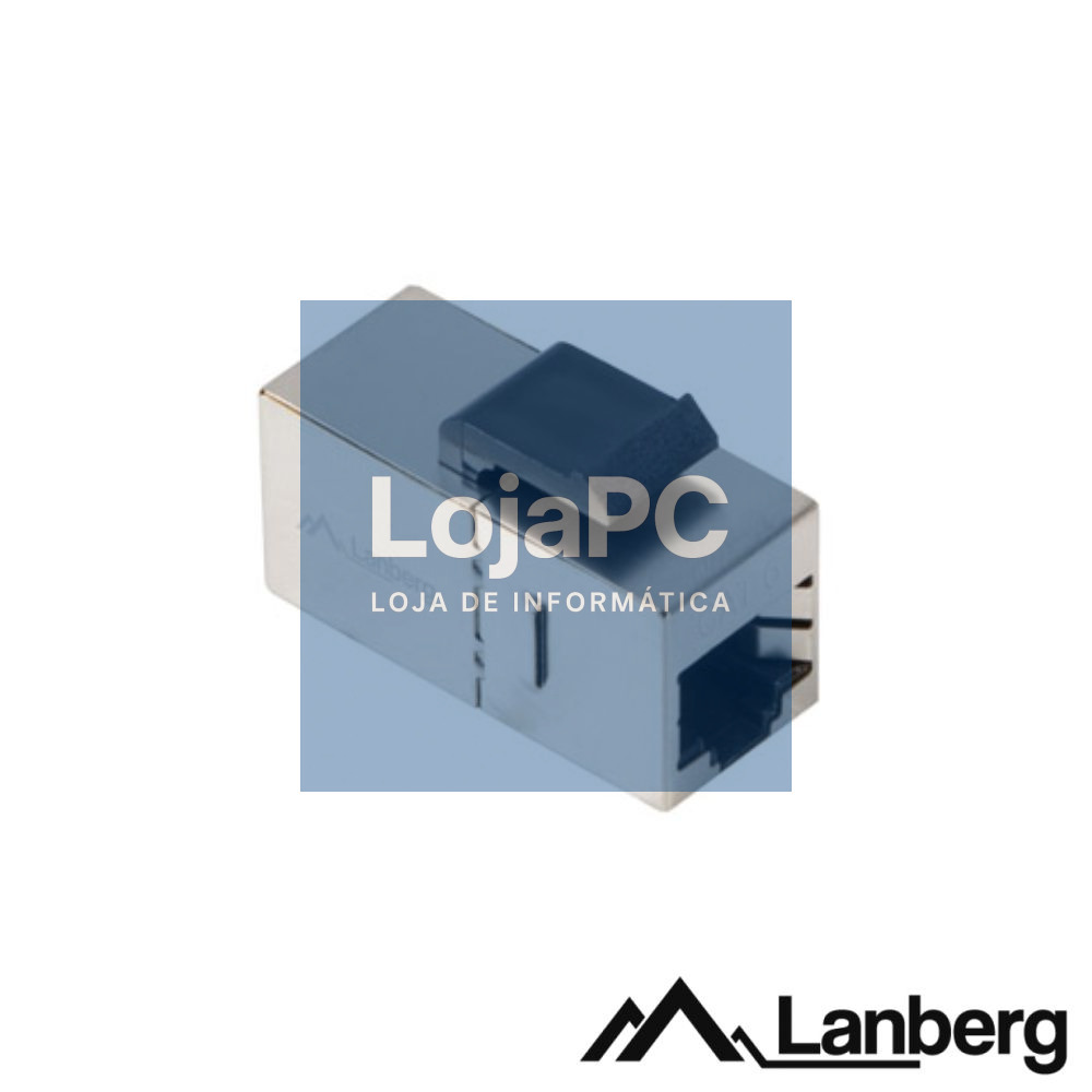 Ficha Adaptadora Keystone CAT6A RJ45 Fêmea p/ RJ45 Fêmea