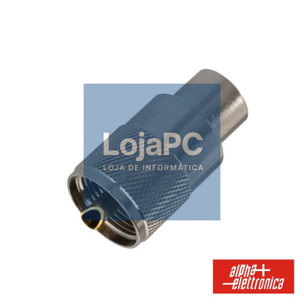 FICHA UHF MACHO P/ SOLDAR
