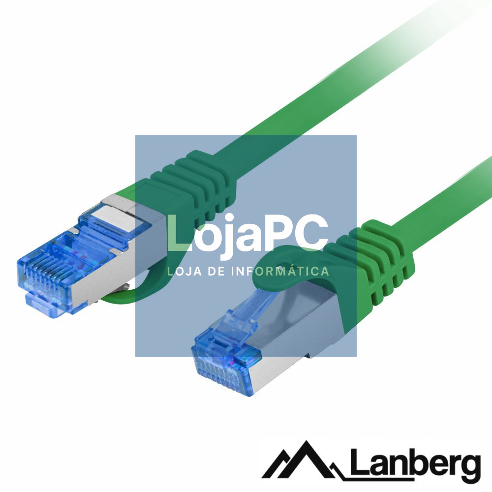 Cabo S/FTP LSZH CAT6A 5m Verde LANBERG