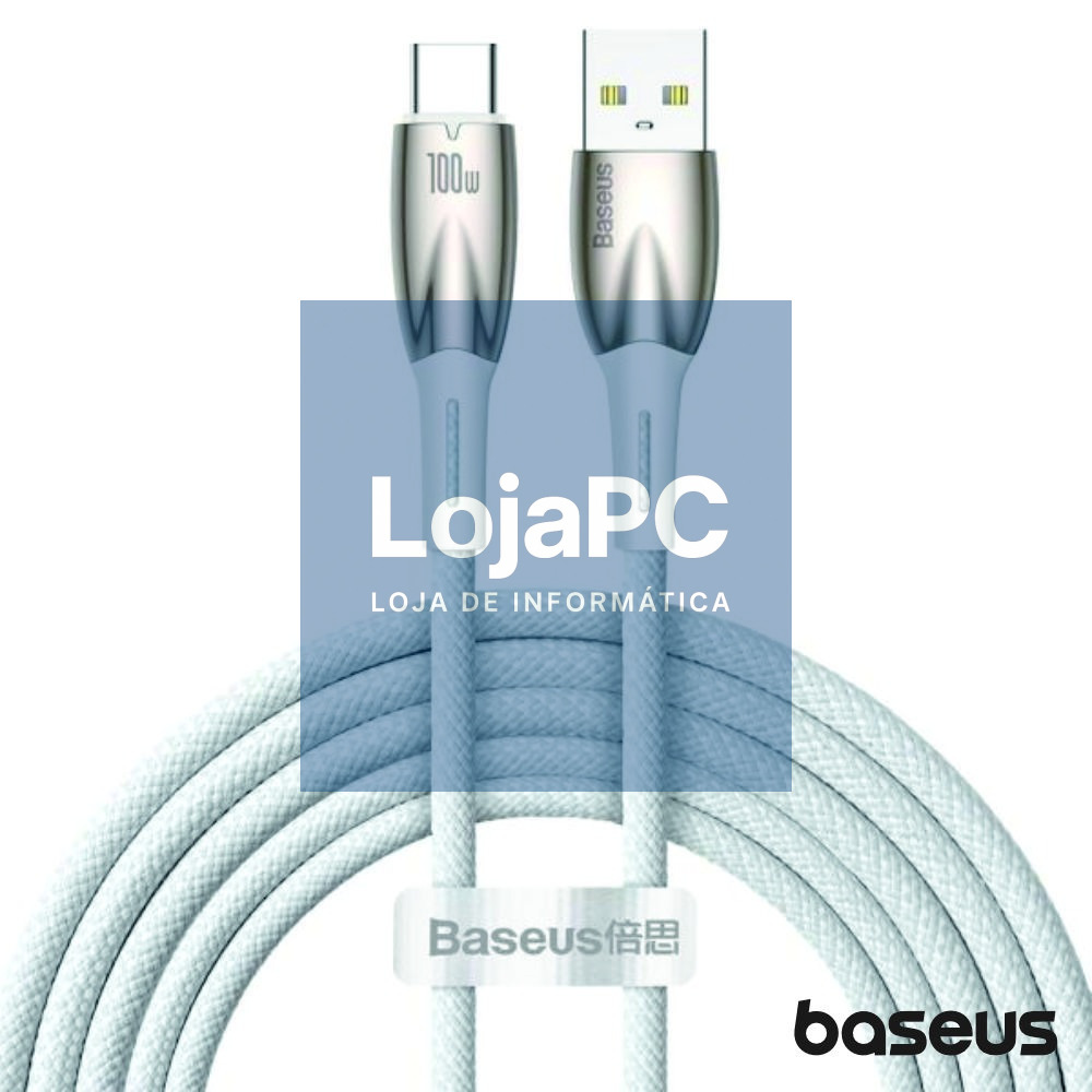 Cabo USB-A Macho P/ USB-C Macho 2m Glimmer BASEUS