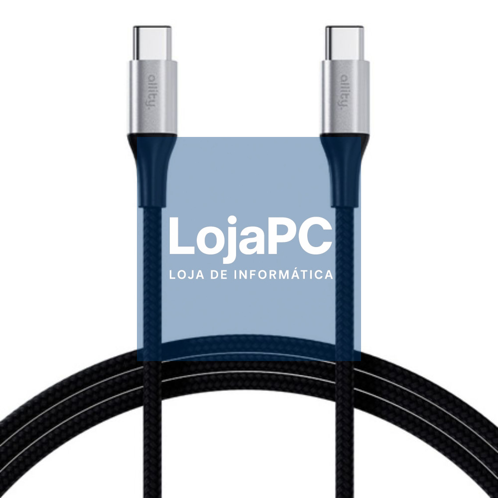 Cabo USB-C / USB-C 100W PD 2m Preto ALLITY