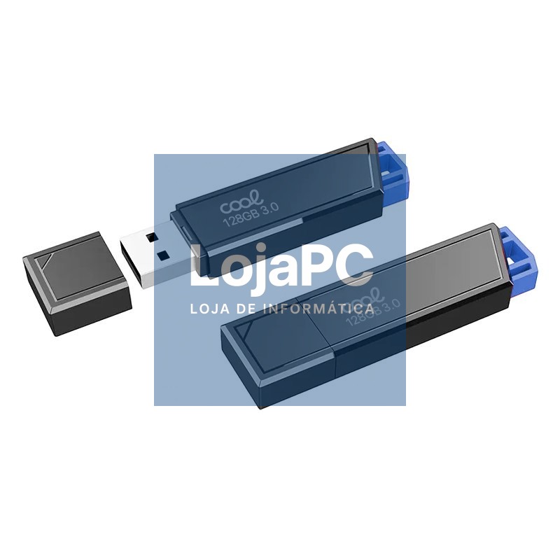 Pen Drive USB x128 GB 3.0 COOL Lancer Blue — imagem 3