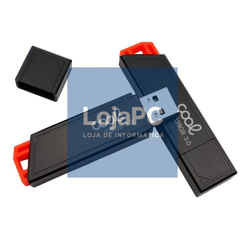Pen Drive USB x128 GB 3.0 COOL Lancer Red — imagem 2