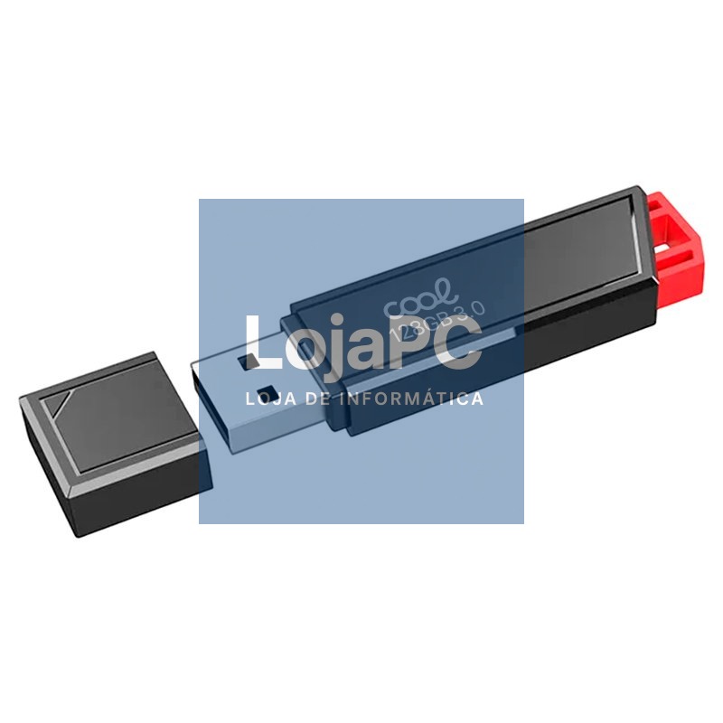 Pen Drive USB x128 GB 3.0 COOL Lancer Red