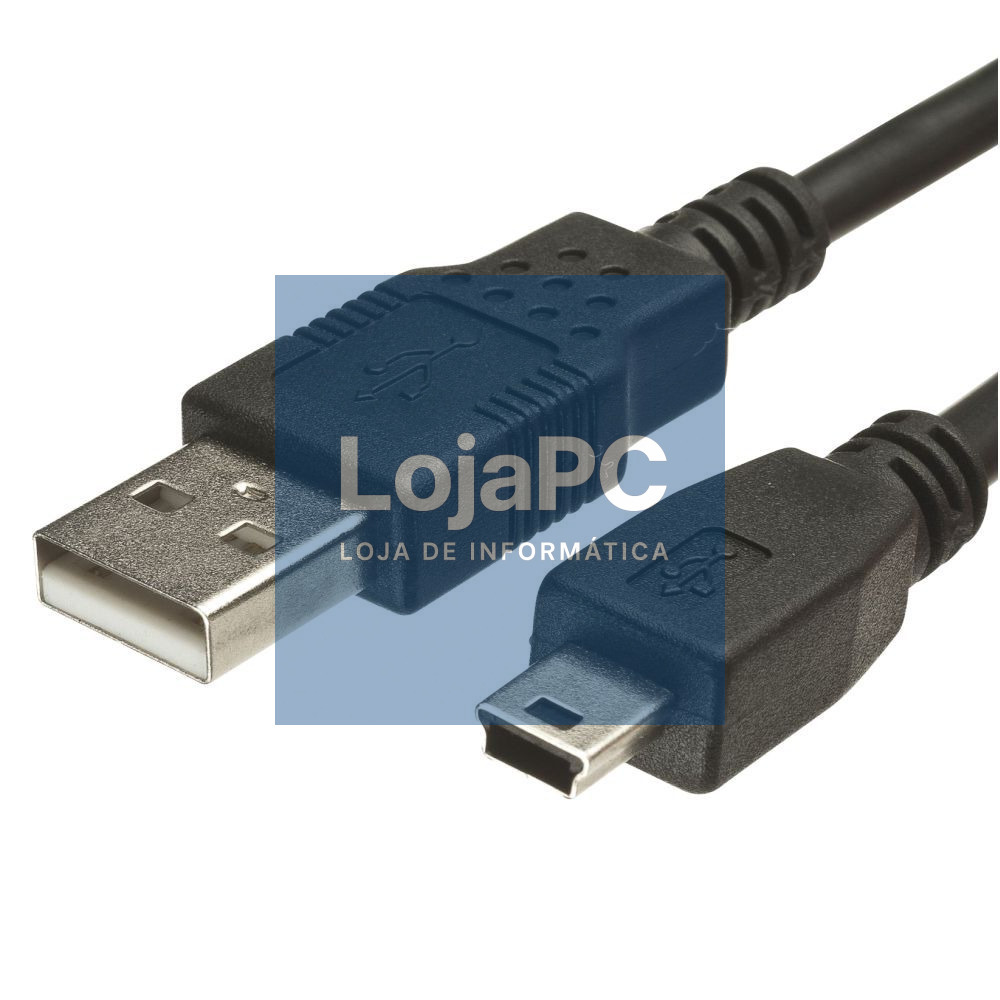 Cabo USB-A 2.0 Macho / Mini USB-B Macho 5m
