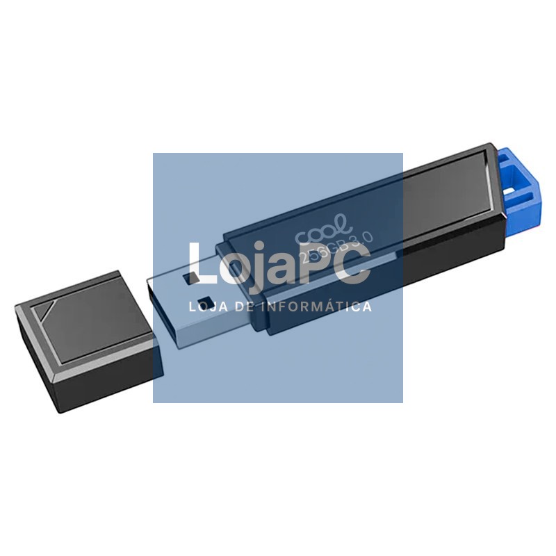 Pen Drive USB x256 GB 3.0 COOL Lancer Blue