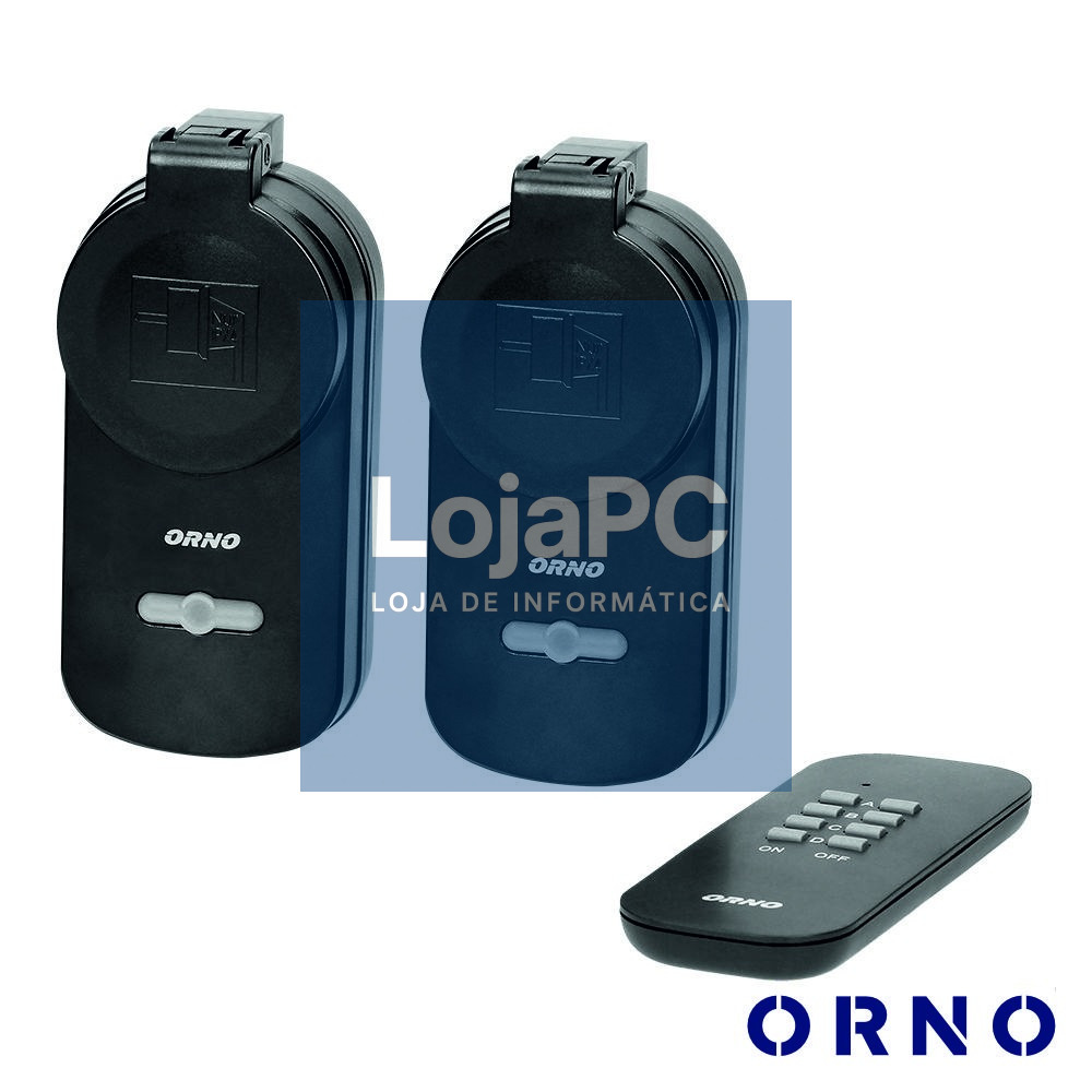 Conjunto 2 Tomadas Elétricas C/ Comando S/ Fios ORNO