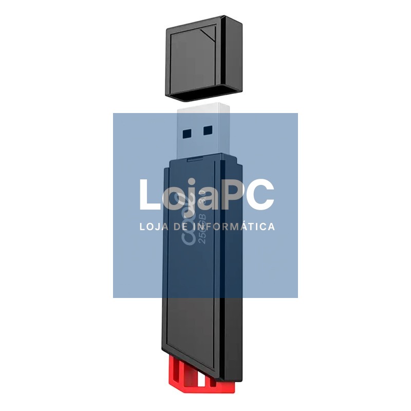 Pen Drive USB x256 GB 3.0 COOL Lancer Red — imagem 3