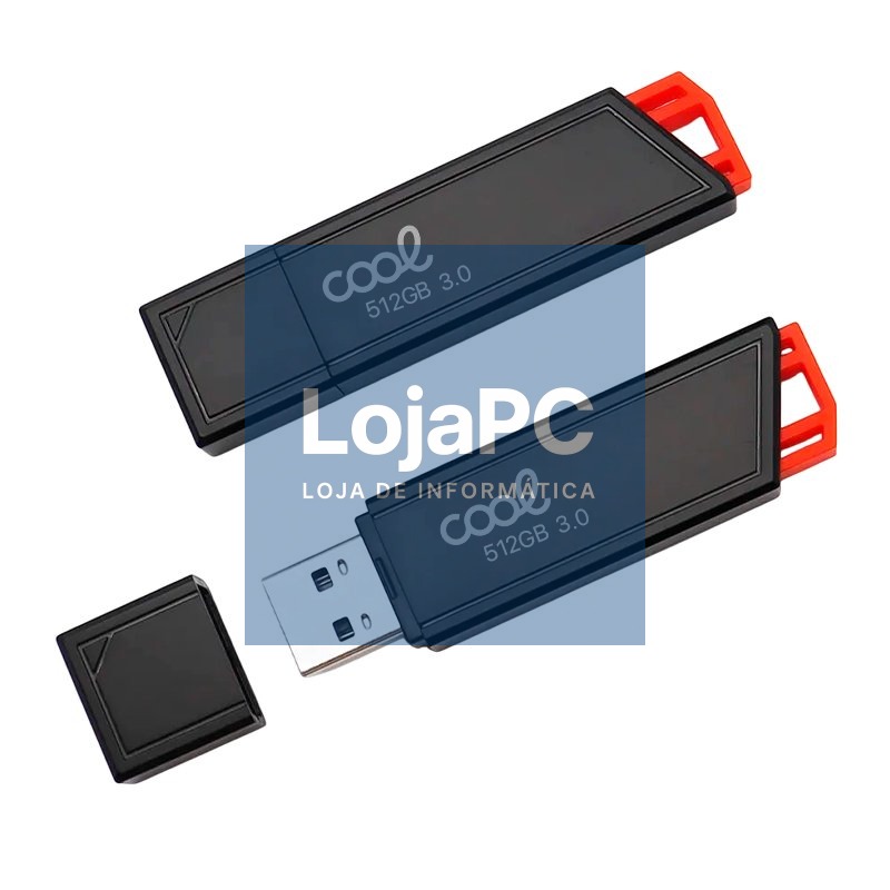 Pen Drive USB x512 GB 3.0 COOL Lancer Red — imagem 3