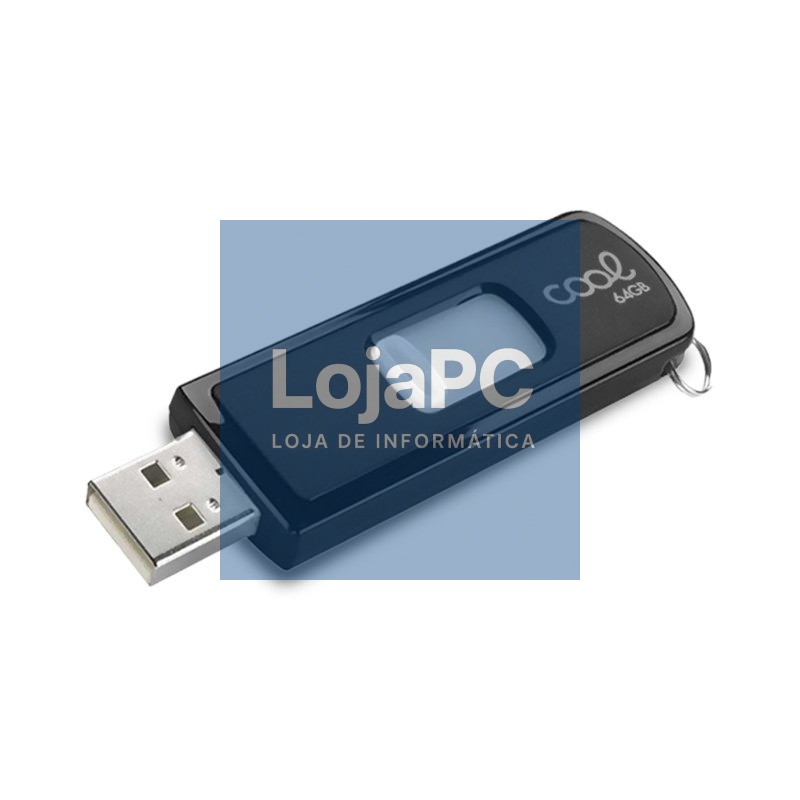 Pen Drive USB x64 GB 2.0 COOL Basic Black