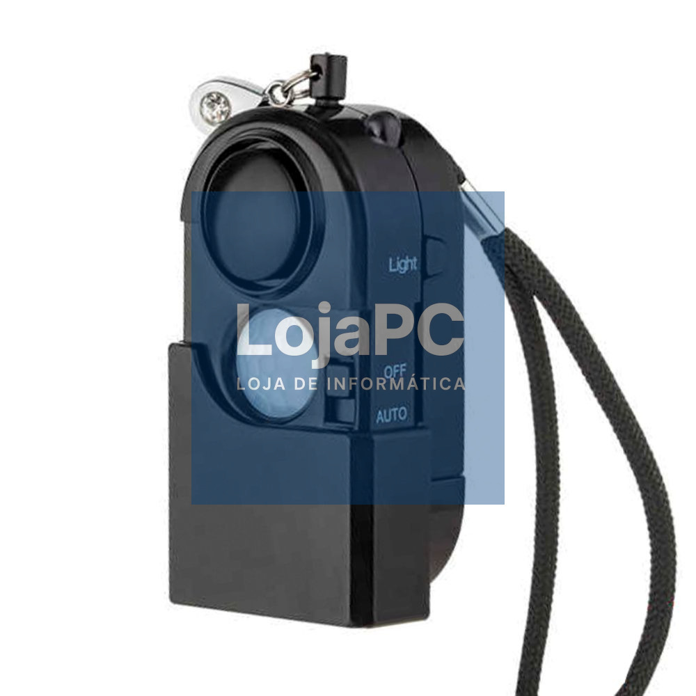 Alarme Pessoal 120dB C/ Sensor Movimentos E Lanterna
