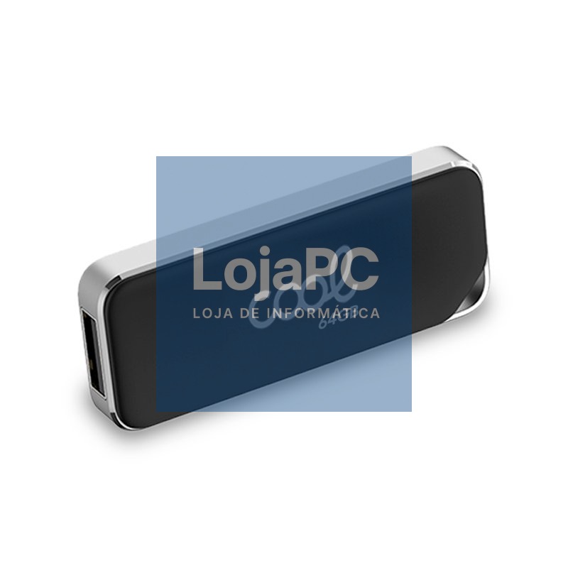Pen Drive USB x64 GB 2.0 COOL Board Black — imagem 3