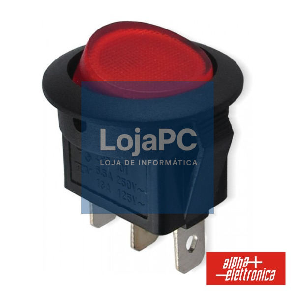 COMUTADOR MINIATURA 6.5A-250V SPDT ON-ON