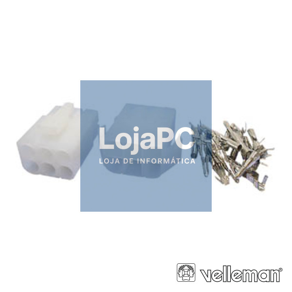 CONJUNTO DE CONECTORES MULTIFUNÇÕES P/ CABOS VELLEMAN