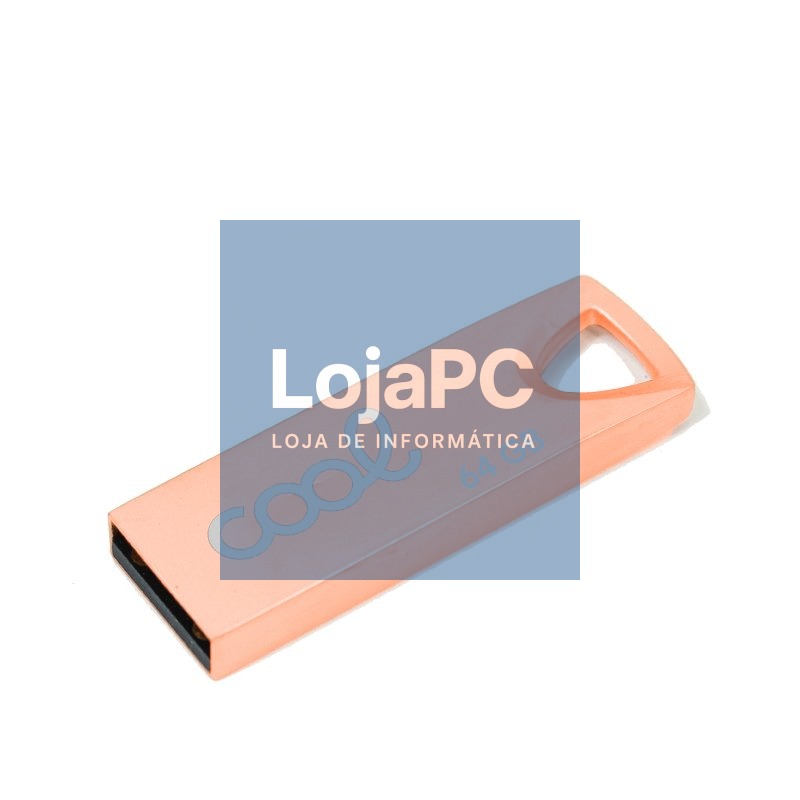 Pen Drive USB x64 GB 2.0 COOL Metal KEY Rose Gold