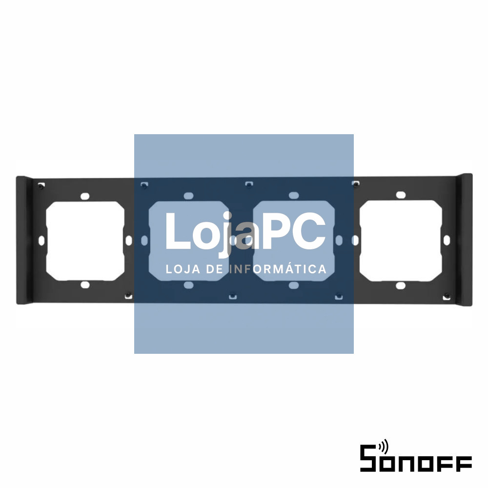 Moldura P/ 4 Interruptores Inteligentes M5-80 4 Gang SONOFF