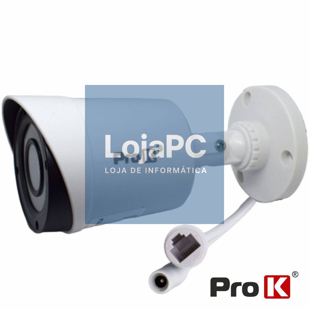 Câmara Vigilância IP H.265 4MP IP67 PROK