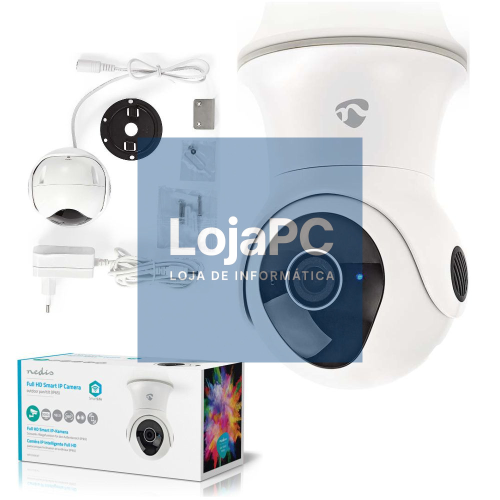 Câmara IP Inteligente P/ Exterior C/ WiFi / 1080p NEDIS