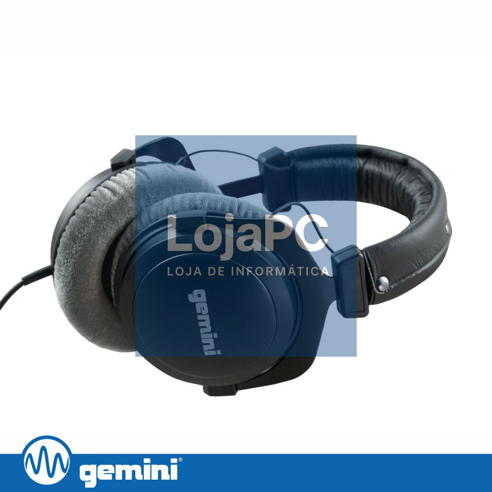 Auscultadores DJ PRO Preto GEMINI