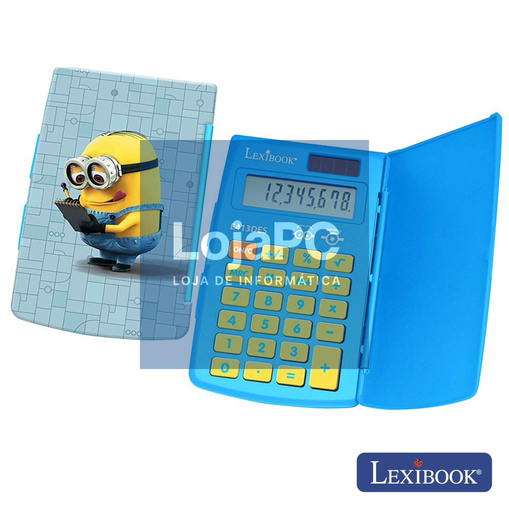 MÁQUINA CALCULADORA 8 DÍGITOS SOLAR MINIONS LEXIBOOK