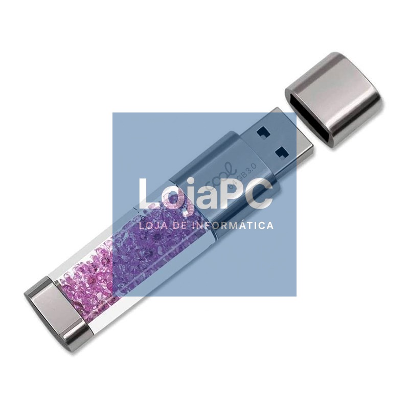 Pen Drive USB x64 GB 3.0 COOL Crystal Pink