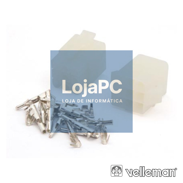 CONJUNTO DE CONECTORES MULTIFUNÇÕES P/ CABOS VELLEMAN